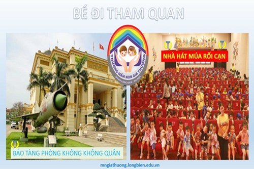 Chuyến tham quan thú vị và bổ ích tại Bảo tàng phòng không không quân và Nhà hát múa rối Việt Nam của các bé trường mầm non Gia Thượng.