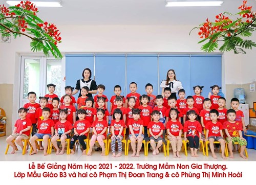 Các bé lớp MGN B3 tổng kết năm học 2021-2022 