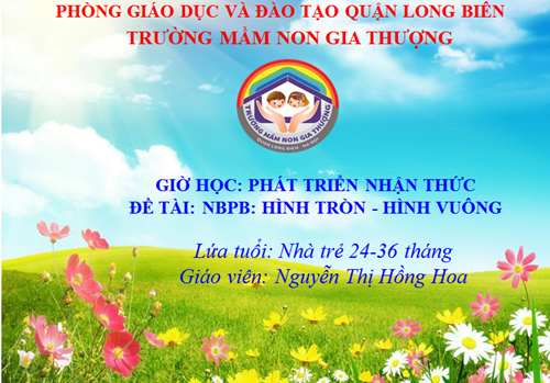BGTT_NBPB: Hình tròn - Hình Vuông_GV: Nguyễn Thị Hồng Hoa