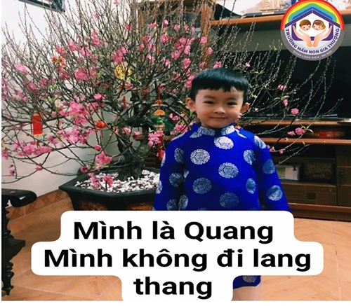 Bé Minh Quang lớp MGN B4