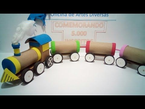 Hướng dẫn làm tàu hỏa bằng lõi giấy vệ sinh