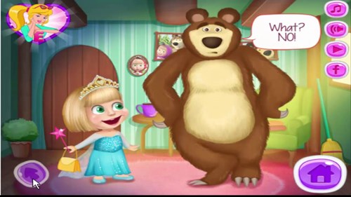 Truyện kể:  Bé Masa và con gấu 