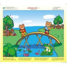 Bài thơ:  Gấu qua cầu 