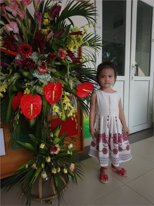 Nguyễn Bảo An cô bé đáng yêu, dễ thương - Một học sinh xuất sắc của lớp MGB C4! 