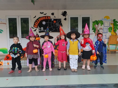 Lễ hội Halloween của các bạn lớp MGN B2