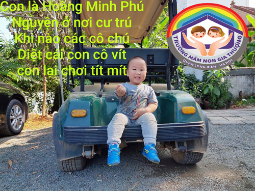 Bé Hoàng Minh Phú- Lớp NT D1