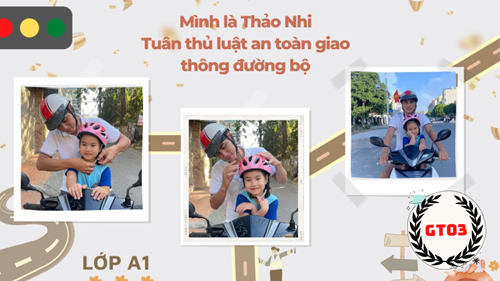 SBD: 03 - Bé: Thảo Nhi - Cuộc thi ảnh  Gia đình bé với an toàn giao thông 