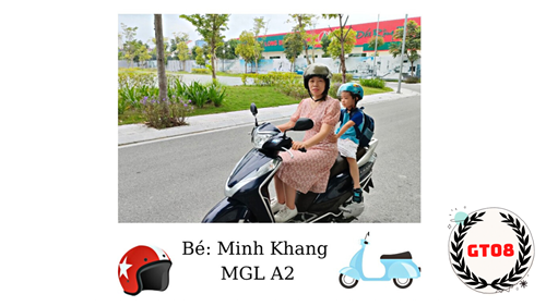 SBD: 08 - Bé: Minh Khang - Cuộc thi ảnh  Gia đình bé với an toàn giao thông 