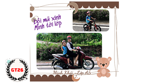 SBD: 26 - Bé: Minh Khôi - Cuộc thi ảnh  Gia đình bé với an toàn giao thông 