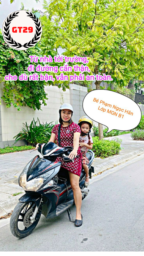 SBD: 29 - Bé: Phạm Ngọc Hân - Cuộc thi ảnh  Gia đình bé với an toàn giao thông 