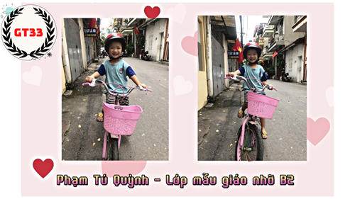 SBD: 33 - Bé: Phạm Tú Quỳnh - Cuộc thi ảnh  Gia đình bé với an toàn giao thông 