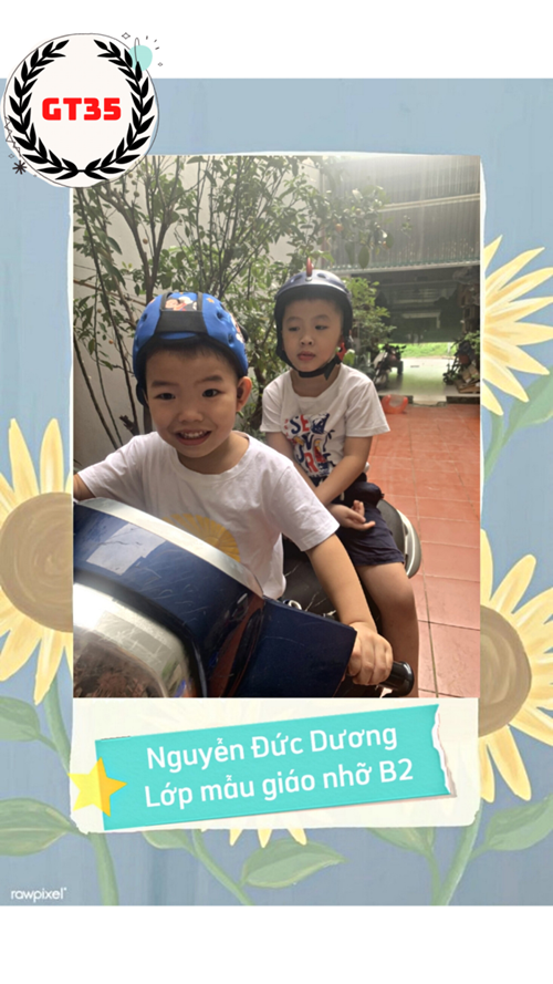 SBD: 35 - Bé: Nguyễn Đức Dương - Cuộc thi ảnh  Gia đình bé với an toàn giao thông 