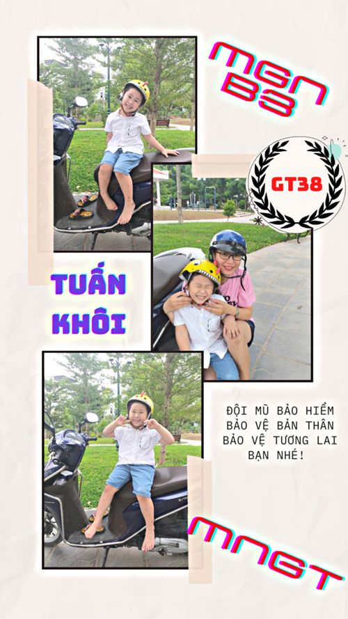 SBD: 38 - Bé: Tuấn Khôi - Cuộc thi ảnh  Gia đình bé với an toàn giao thông 
