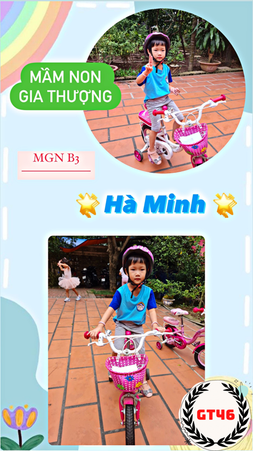 SBD: 46 - Bé: Hà Minh - Cuộc thi ảnh  Gia đình bé với an toàn giao thông 