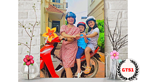 SBD: 51 - Bé: Trần Đình Tuấn - Cuộc thi ảnh  Gia đình bé với an toàn giao thông 