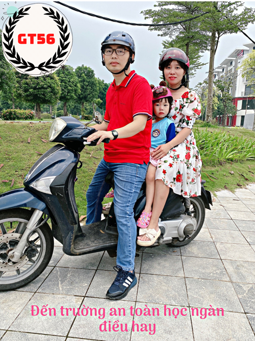 SBD: 56 - Bé: Trần Phương Vy - Cuộc thi ảnh  Gia đình bé với an toàn giao thông 