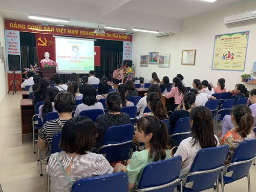  Trường mầm non Gia thượng tổ chức buổi họp phụ huynh đầu năm học 2019 – 2020