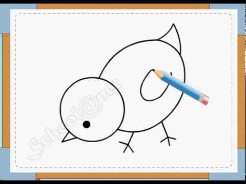 Video hướng dẫn trẻ vẽ con gà con