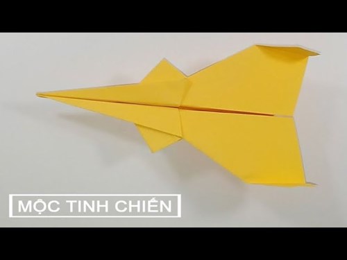 Video hướng dẫn trẻ cách gấp máy bay bằng giấy