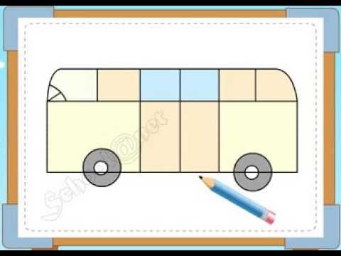 Video hướng dẫn trẻ vẽ xe khách