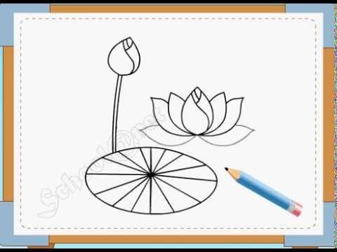 Video hướng dẫn trẻ vẽ hoa sen