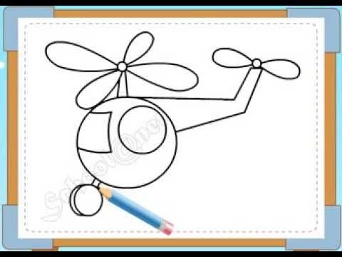 Video hướng dẫn trẻ vẽ máy bay