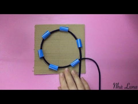 Video hướng dẫn trẻ làm đồ chơi: Luồn dây theo hình khối