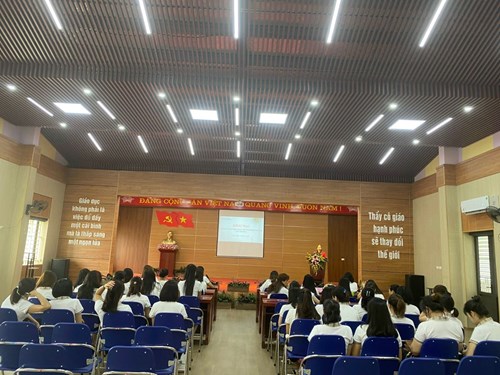 Trường mầm non Hoa Anh Đào Khai mạc tổ chức hội thi giáo viên, nhân viên muôi dưỡng giỏi cấp trường năm học 2022-2023