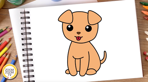 Hướng dẫn bé cách vẽ con chó