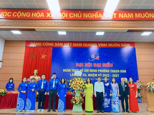 Đại hội đại biểu Đoàn TNCS Hồ Chí Minh phường Thạch Bàn lần thứ XII, nhiệm kì 2022- 2027