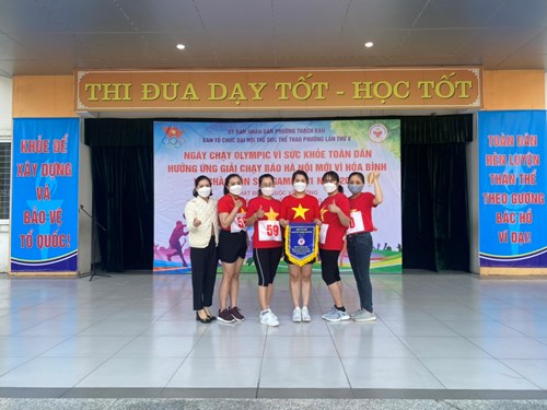 Trường mầm non Hoa Anh Đào tham gia hưởng ứng ngày chạy Olympic vì sức khỏe toàn dân, chung kết giải chạy báo Hà Nội mới lần thứ 47 vì hòa bình năm 2022 