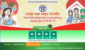 Cuộc thi trực tuyến “Tìm hiểu pháp luật trong phòng, chống dịch COVID-19” trên địa bàn quận Long Biên