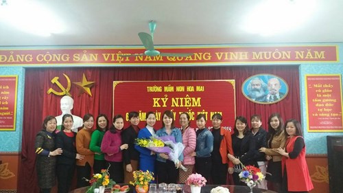 Trường mầm non Hoa Mai kỷ niệm 63 năm ngày thầy thuốc Việt Nam