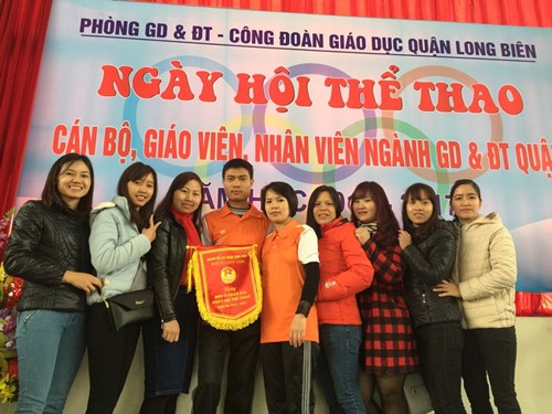 Trường Mầm Non Hoa Mai tham gia ngày hội Văn hóa-  Thể thao quận Long Biên