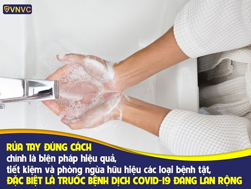 Rửa tay là biện pháp hàng đầu trong phòng tránh  dịch bệnh covid-19