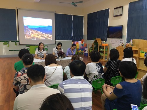 Trường mầm non Hoa Sen tổ chức họp phụ huynh cuối năm học 2019 - 2020