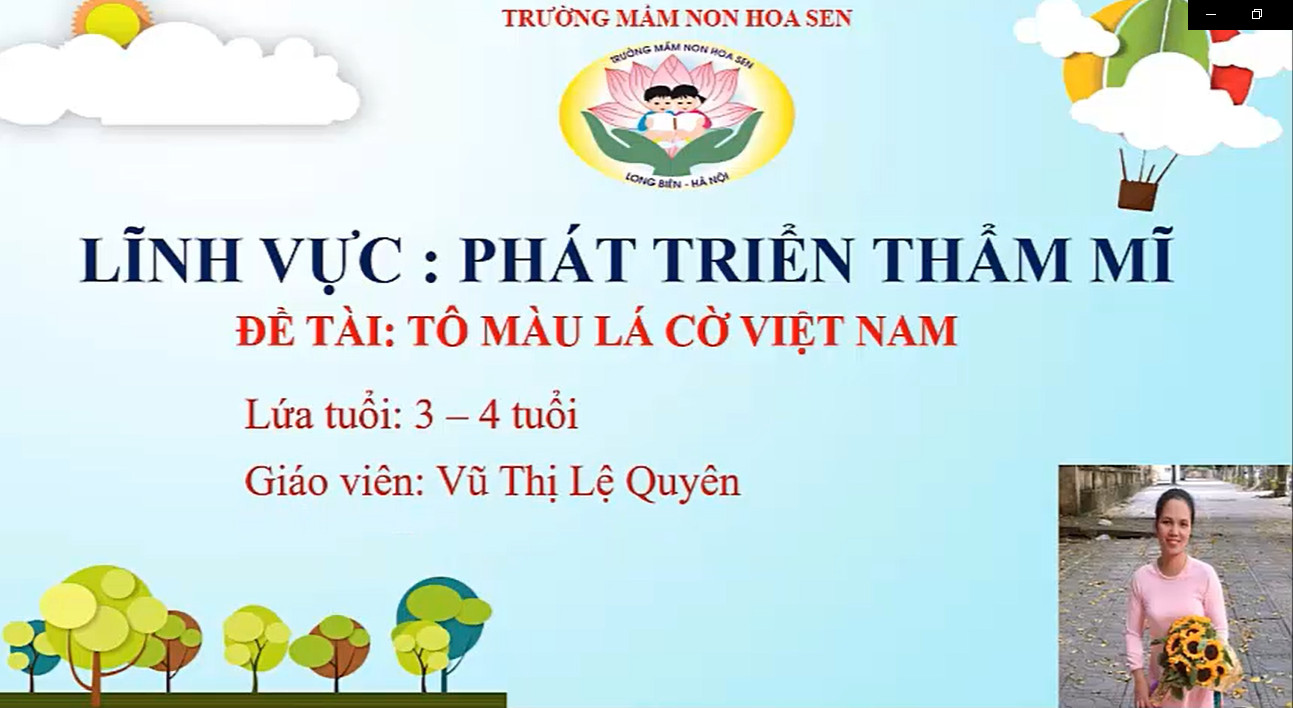 Tạo hình: Tô màu lá cờ Việt Nam
