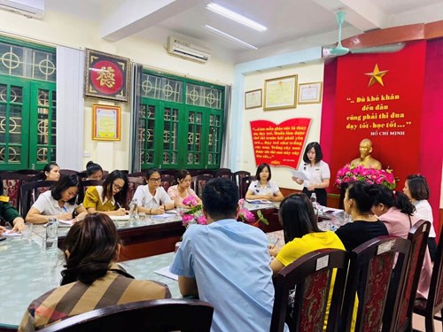 Trường mầm non Hoa Sen tổ chức họp phụ huynh học sinh đầu năm học 2022-2023