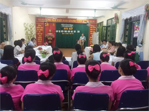 Trường mầm non Hoa Sen tổ chức họp phụ huynh đầu năm học 2017 - 2018