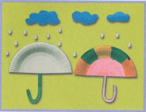 Bài 19 - Xé, dán chiếc ô che mưa