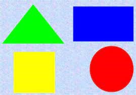 Ôn : Hình vuông, hình chữ nhật, hình tròn, hình tam giác