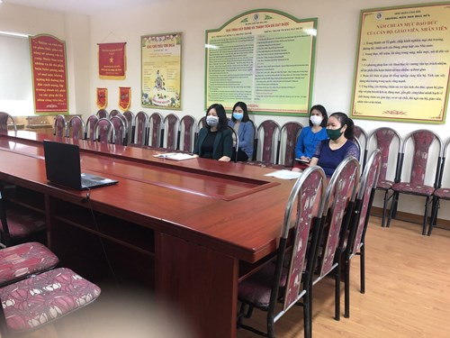 Trường Mầm non Hoa Sữa tham dự hưởng ứng   Ngày pháp luật nước Cộng hòa XHCN Việt Nam   Năm 2021 do PGD&ĐT Quận Long Biên tổ chức