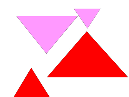 Bé nhận biết hình tam giác