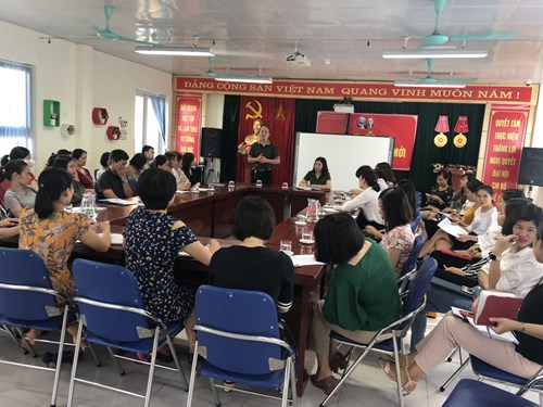 Trường Mầm non Hoa Sữa tổ chức họp phụ huynh cuối năm học 2019 - 2020