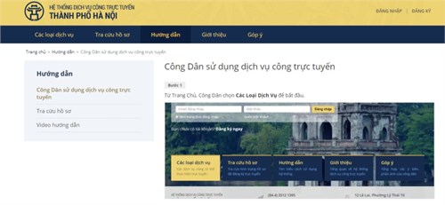 Quận Long Biên triển khai vận hành, áp dụng hệ thống dịch vụ công trực tuyến mức độ 3 của Thành phố Hà Nội.