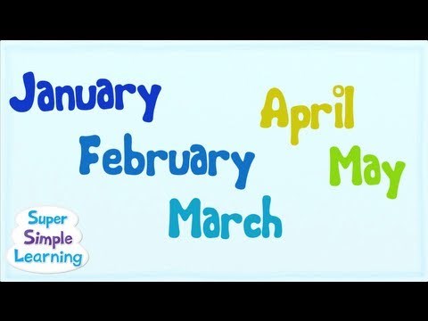 The Months Chant | Super Simple Songs