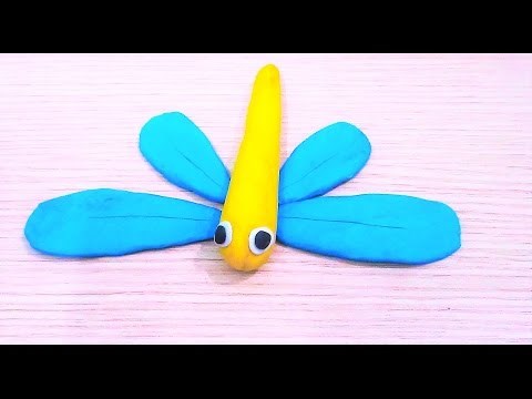 Nặn con chuồn chuồn- Play Doh Dragonfly-Сжатие стрекоза