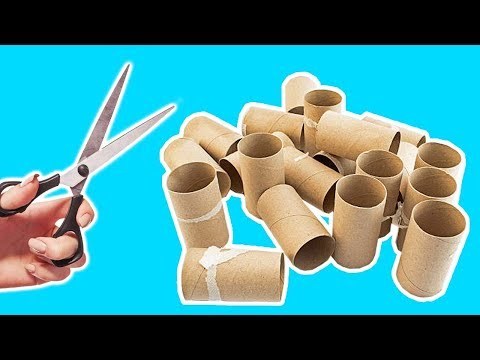 4 Ways To Recycle Empty Toilet Paper Roll | Best Out of Waste