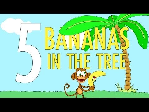 5 banans in the tree