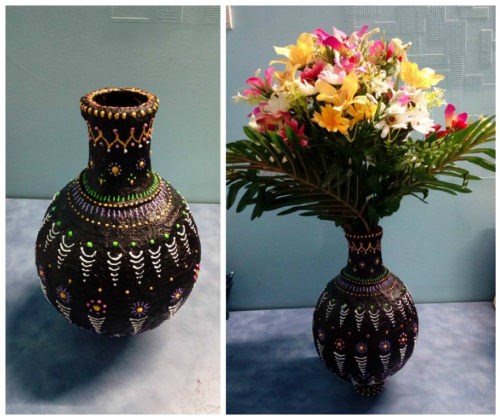 Đồ chơi tự tạo: Cách làm bình hoa handmade tuyệt đẹp